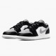 Ny  Jordan 1 Retro Low Smoke Grey Dame/Herre 553558 039 Svart/Svart-Lt Smoke Grå Sneakers