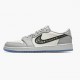 Ny  Jordan 1 Retro Low Dame/Herre CN8608 002 Wolf Grå/Sail/Photoson Dust-W Sko