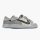 Ny  Jordan 1 Retro Low Dame/Herre CN8608 002 Wolf Grå/Sail/Photoson Dust-W Sko