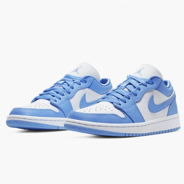 Jordan 1 Low "UNC" University Blå/Hvit AO9944 441