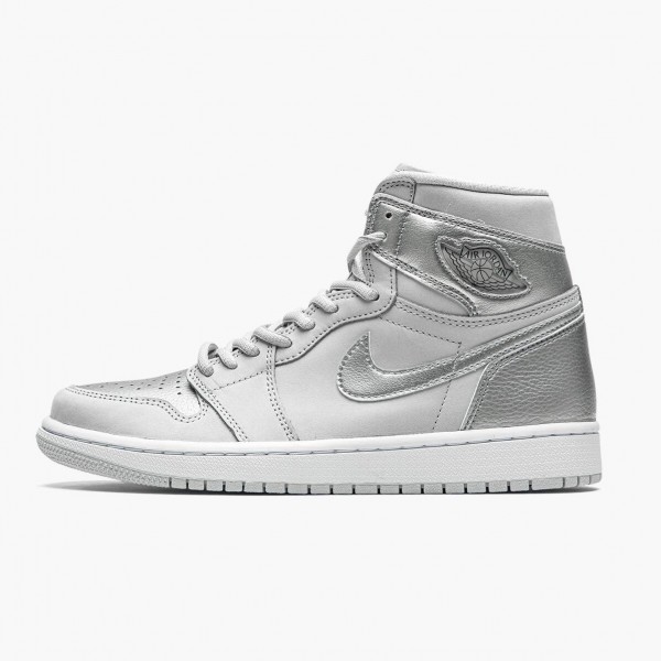 Jordan 1 High OG CO.JP "Neutral Grey" Neutral Grå/Hvit-Metallic Si DC1788 029 Dame/Herre 