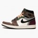 Rød  Jordan 1 High OG Hand Crafted DH3097 001 Dame/Herre Brun Sneakers