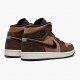 Brun  Jordan 1 Mid SE Dark Chocolate DC7294 200 Dame/Herre Sneakers