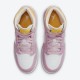 Svart  Jordan 1 Mid SE GS Arctic Pink DC9517 600 Light Arctic Rosa University Gull-Hvit Dame Sko