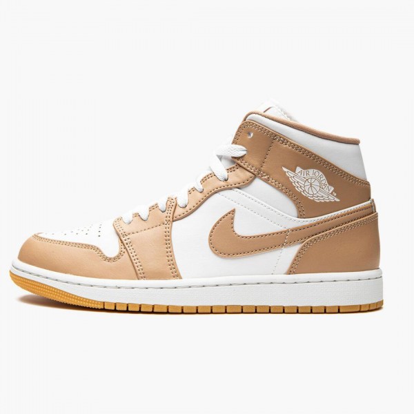 Jordan 1 Mid "Tan Gum" Dame/Herre 554724 271