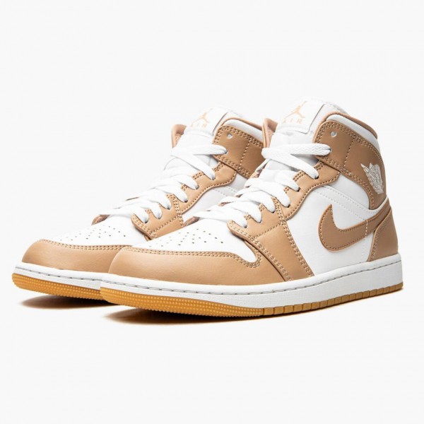 Jordan 1 Mid "Tan Gum" Dame/Herre 554724 271