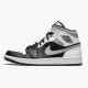 Butikk  Jordan 1 Mid White Shadow Dame/Herre Svart/Hvit-Lt Smoke Grå 554724 073 Sko