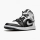 Butikk  Jordan 1 Mid White Shadow Dame/Herre Svart/Hvit-Lt Smoke Grå 554724 073 Sko