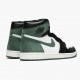 Svart  Jordan 1 Retro High Clay Green 555088 135 Dame/Herre Sko