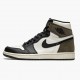 Brun  Jordan 1 Retro High Dark Mocha Dame/Herre Sail/Dark Mocha-Svart-Svart 555088 105 Sko