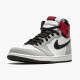 Blå  Jordan 1 Retro High OG Light Smoke Grey Hvit/Svart-Light Smoke Grå-V 555088 126 Dame/Herre Sko