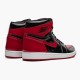 Het  Jordan 1 Retro High OG Patent Bred 555088 063 Dame/Herre Rød Sneakers