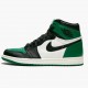 Hvit  Jordan 1 Retro High Pine Green Dame/Herre 555088 302 Pine Grønn/Svart-Sail Sneakers