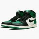 Hvit  Jordan 1 Retro High Pine Green Dame/Herre 555088 302 Pine Grønn/Svart-Sail Sneakers