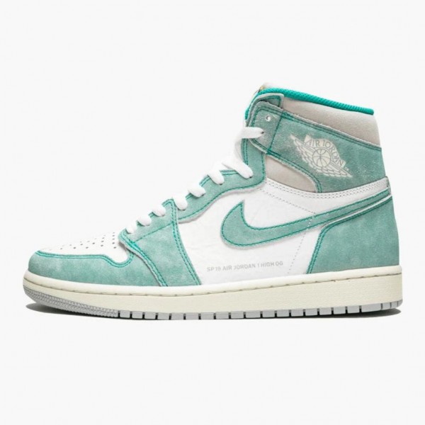 Jordan 1 Retro High "Turbo Green" Turbo Grønn/Sail-Hvit 555088 311 Dame/Herre