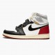 Hvit  Jordan 1 Retro High Union Los Angeles Black Toe Herre BV1300 106 Hvit/Svart-Varsity Rød Svart Sko