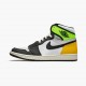 Butikk  Jordan 1 Retro High Hvit Svart Volt University Gold 555088 118 Sneakers