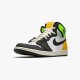 Butikk  Jordan 1 Retro High Hvit Svart Volt University Gold 555088 118 Sneakers