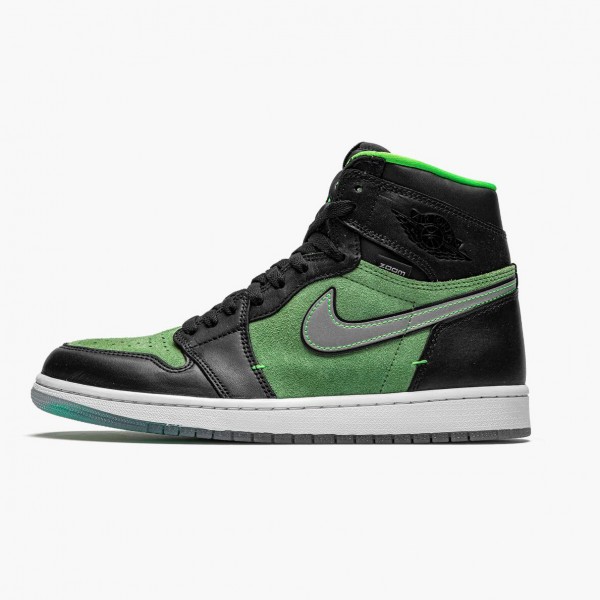 Jordan 1 Retro High Zoom "Zen Green" Dame/Herre CK6637 002 Svart/Svart-Tomatillo-Rage-Gre