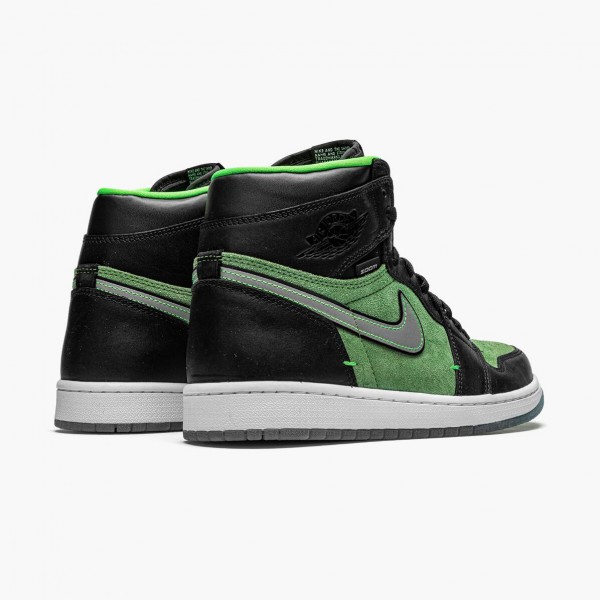 Billig  Jordan 1 Retro High Zoom Zen Green Dame/Herre CK6637 002 Svart/Svart-Tomatillo-Rage-Gre Sko