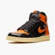 Hvit  Jordan 1 Retro Shattered Backboard Svart/Pale-Vanilla Starfish 555088 028 Herre Sneakers