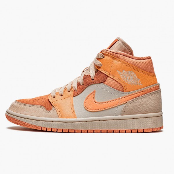 Jordan 1 Mid "Apricot Orange" DH4270 800 Atomic Oransje/Apricot Agate-Terra Blush Dame/Herre 