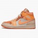 Rød  Jordan 1 Mid Apricot Orange DH4270 800 Atomic Oransje/Apricot Agate-Terra Blush Dame/Herre Sko