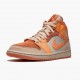 Rød  Jordan 1 Mid Apricot Orange DH4270 800 Atomic Oransje/Apricot Agate-Terra Blush Dame/Herre Sko