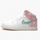 Blå  Jordan 1 Mid SE GS Ice Cream DD1666 100 Dame Sneakers