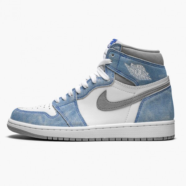 Jordan 1 Retro High OG "Hyper Royal" 555088 402 Hyper Royal/Light Smoke Grå-W Dame/Herre 