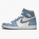 Het  Jordan 1 Retro High OG Hyper Royal 555088 402 Hyper Royal/Light Smoke Grå-W Dame/Herre Sneakers