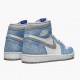 Het  Jordan 1 Retro High OG Hyper Royal 555088 402 Hyper Royal/Light Smoke Grå-W Dame/Herre Sneakers