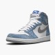 Het  Jordan 1 Retro High OG Hyper Royal 555088 402 Hyper Royal/Light Smoke Grå-W Dame/Herre Sneakers