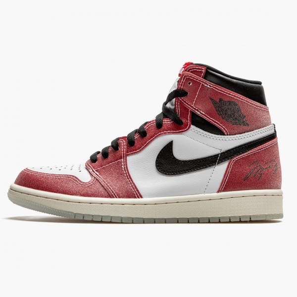 Jordan 1 Retro "High Trophy Room Chicago" DA2728 100 Hvit/Varsity Rød-Sail-Svart Dame/Herre 