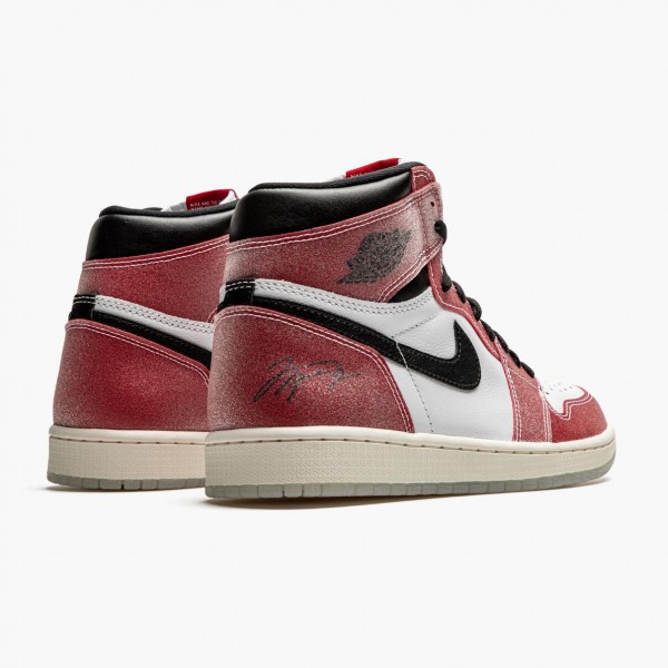 Rød  Jordan 1 Retro High Trophy Room Chicago DA2728 100 Hvit/Varsity Rød-Sail-Svart Dame/Herre Sneakers