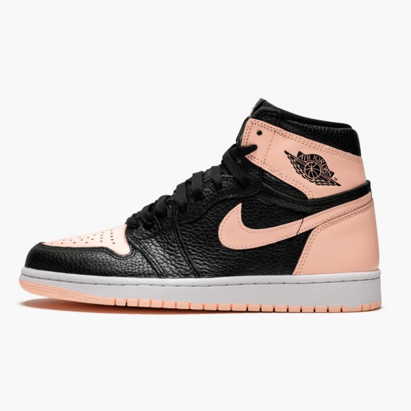 Jordan 1 High OG "Crimson Tint" Svart/Crimson Tint-Hvit 555088 081 Dame/Herre 