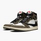 Billig  Jordan 1 High OG TS SP Travis Scott Sail/Dark Mocha-University Rød CD4487 100 Dame/Herre Sko