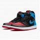 Brun  Jordan 1 High OG UNC To Chicago Svart/Dark Powder Blå/Gym Rød CD0461 046 Sneakers