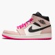 Billig  Jordan 1 Mid Crimson Tint Crimson Tint/Hyper Rosa-Svart 852542 801 Dame/Herre Sneakers