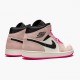 Billig  Jordan 1 Mid Crimson Tint Crimson Tint/Hyper Rosa-Svart 852542 801 Dame/Herre Sneakers