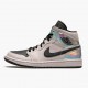 Het  Jordan 1 Mid Dirty Powder Iridescent Barely Rose/Svart/Multi BQ6472 602 Dame/Herre Sneakers