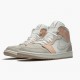 Blå  Jordan 1 Mid Milan Sail/Light Bone-String-Shimmer CV3044 100 Dame/Herre Sko