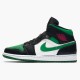 Billig  Jordan 1 Mid Pine Green Svart/Gym Rød-Hvit-Pine Grønn 554724 067 Sneakers