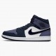 Svart  Jordan 1 Mid Sanded Purple Obsidian/Sanded Purple/Hvit 554724 445 Dame/Herre Sko