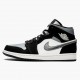 Rabatt  Jordan 1 Mid Satin Grey Toe Svart/Anthracite-Sail 852542 011 Sko