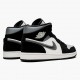 Rabatt  Jordan 1 Mid Satin Grey Toe Svart/Anthracite-Sail 852542 011 Sko