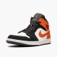 Billig  Jordan 1 Mid Shattered Backboard Svart/Hvit-Starfish 554724 058 Sneakers