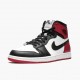 Brun  Jordan 1 Retro High Black Toe Hvit/Svart-Gym Rød 555088 184 Herre Sko