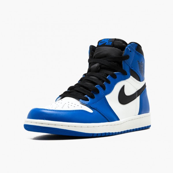 Billig  Jordan 1 Retro High Game Royal Game Royal/Svart-Summit Hvit 555088 403 Herre Sko