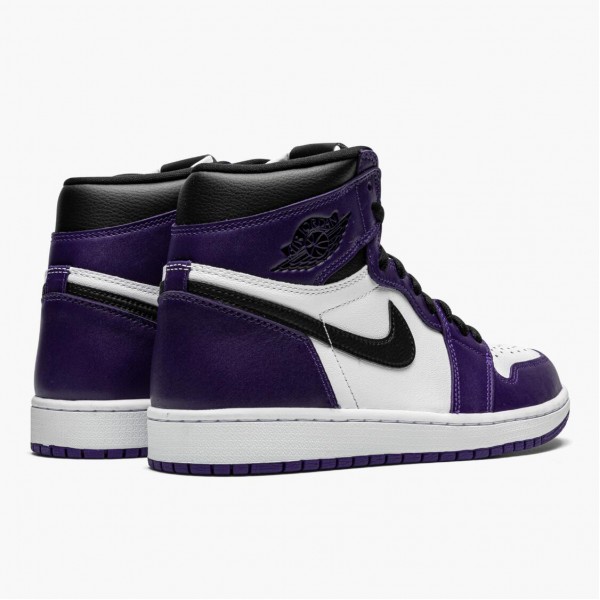 Brun  Jordan 1 Retro High OG Court Purple 555088 500 Sko